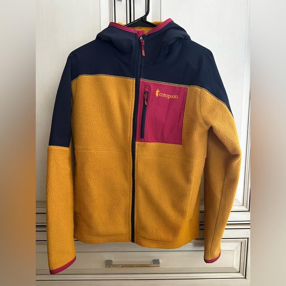 Cotopaxi Kids' Mustard Yellow & Magenta Fleece Jacket